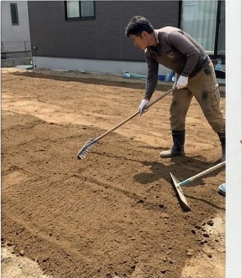 綺麗に整備された大地